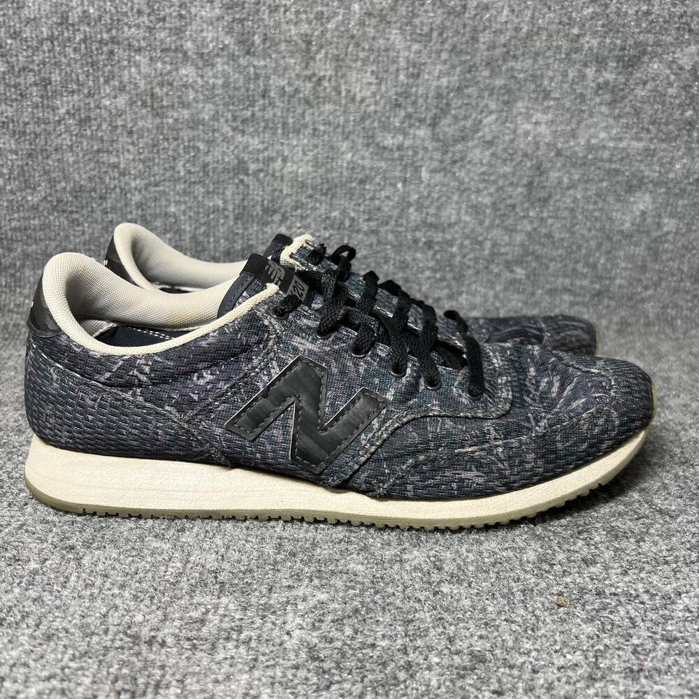New Balance 620 Shoes Womens Size 9.5 Black Gray Pattern Retro Sneakers CW620LE